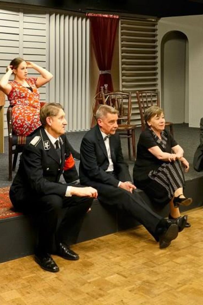 Collaboration cast, taking a break