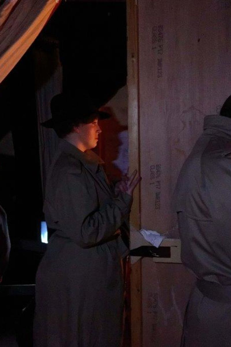 waiting in the wings to go on stage