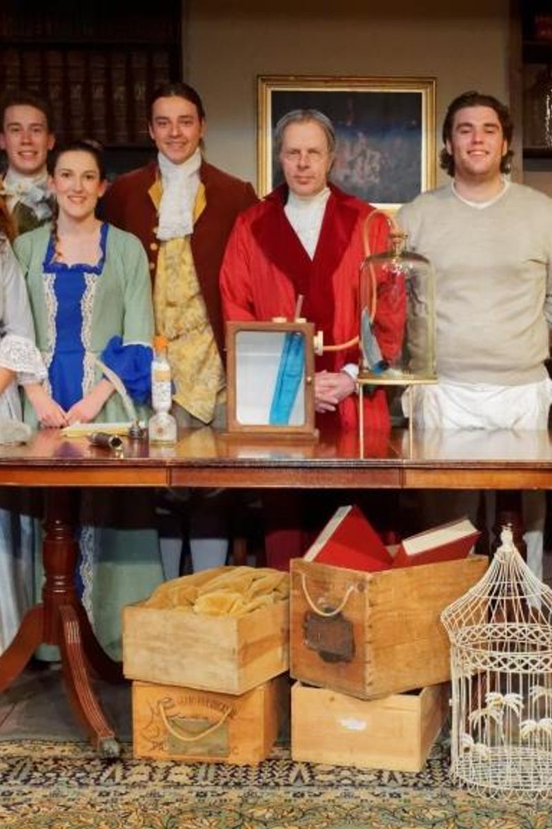 An Experiment with an Air Pump - cast - April 2015