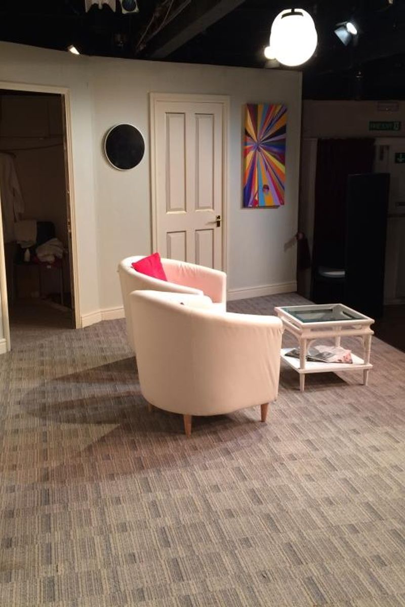 Boeing Boeing set, seen from the stage