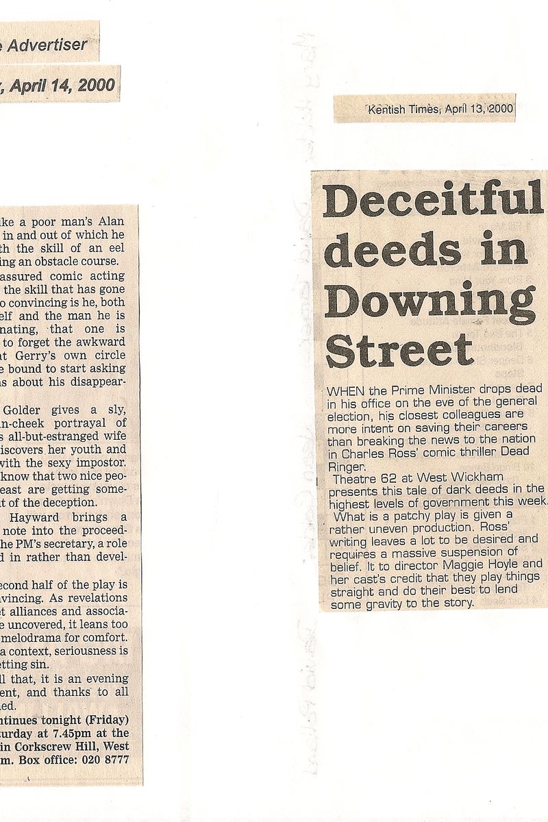 Dead Ringer -crit. Click to enlarge