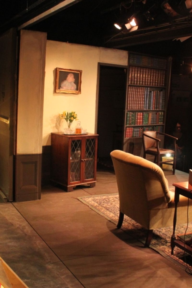 My Boy Jack - backstage view of study